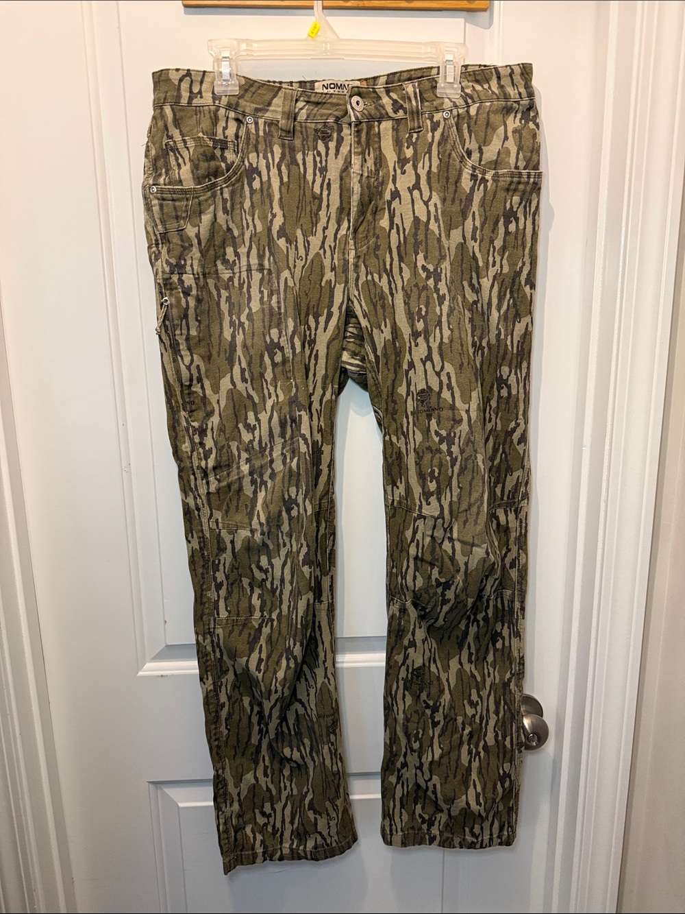 Nomad Men's Bottomland Mossy Oak Zipper Pocket Camouflage Cargo Pants 36/32